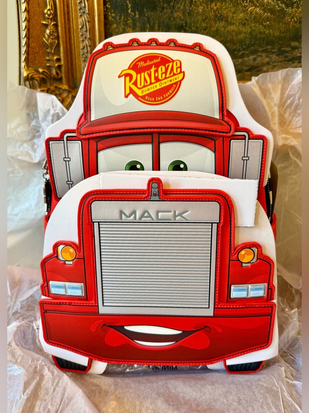 NWT LOUNGEFLY DISNEY PIXAR CARS MACK COSPLAY MINI BACKPACK